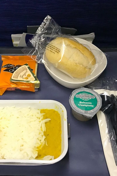 ブリティッシュエアウェイズの機内食