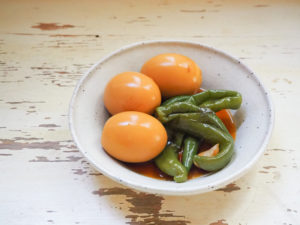 韓国風の煮たまご