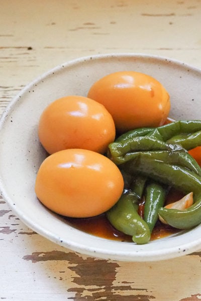 韓国風の煮たまご