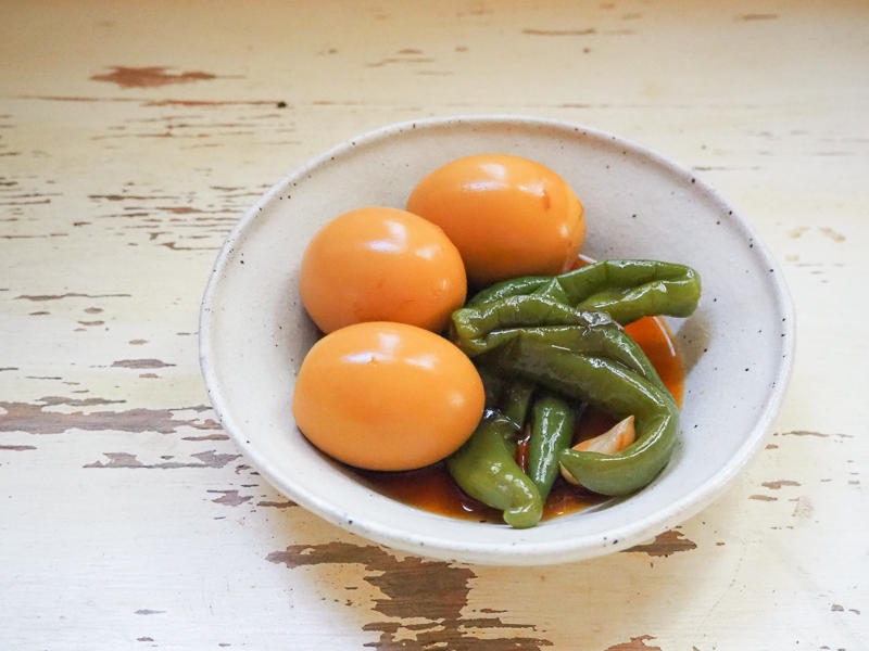 韓国風の煮たまご