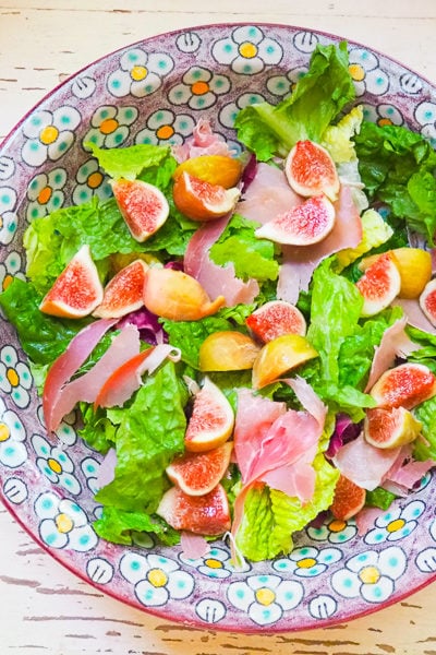 イチジクと生ハムのサラダ