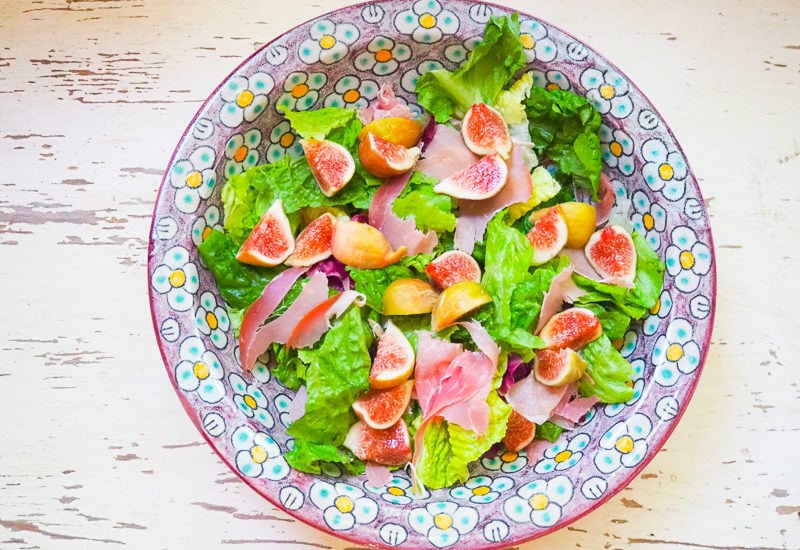 イチジクと生ハムのサラダ