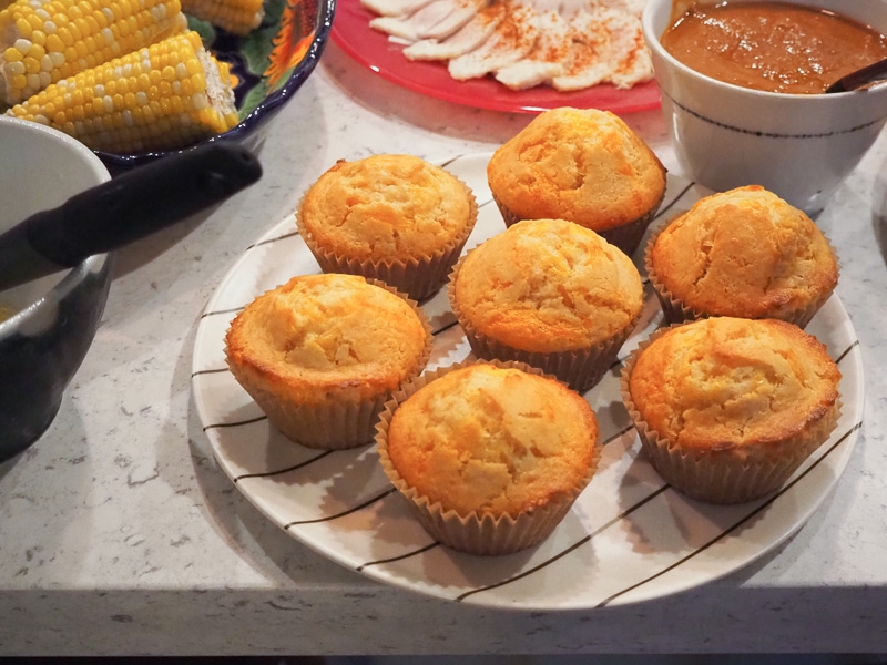 チーズ＆コーンマフィン