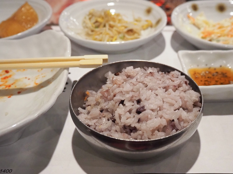 黒米入り？ごはん