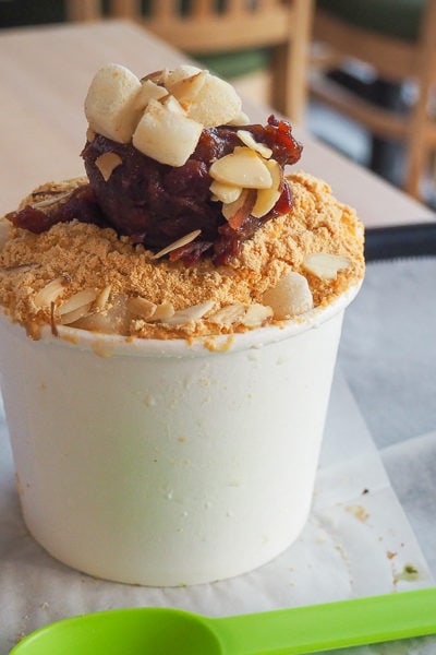 スノーウィビレッジのかき氷