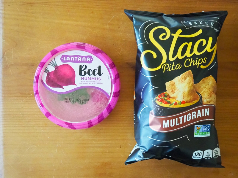 ビーツフムスとピタチップス