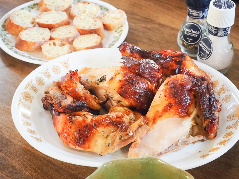 こんがり焼けた