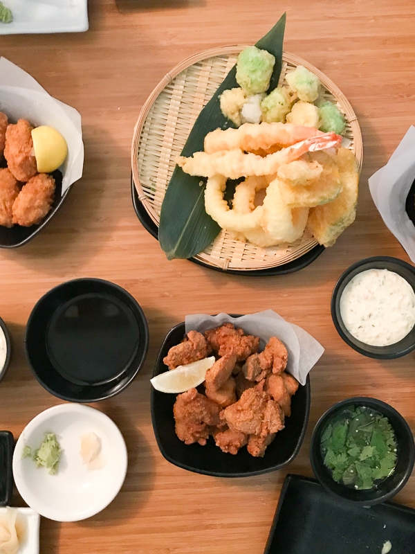 てんぷら、からあげ、牡蠣フライ