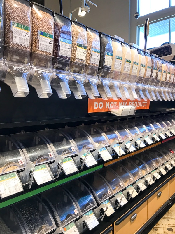 セントラルマーケットのバルクセクション