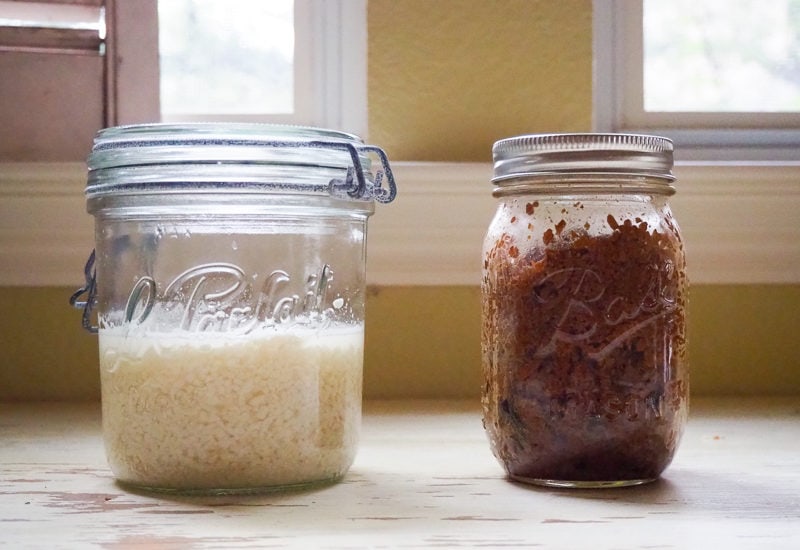 塩麴と三升漬け仕込み