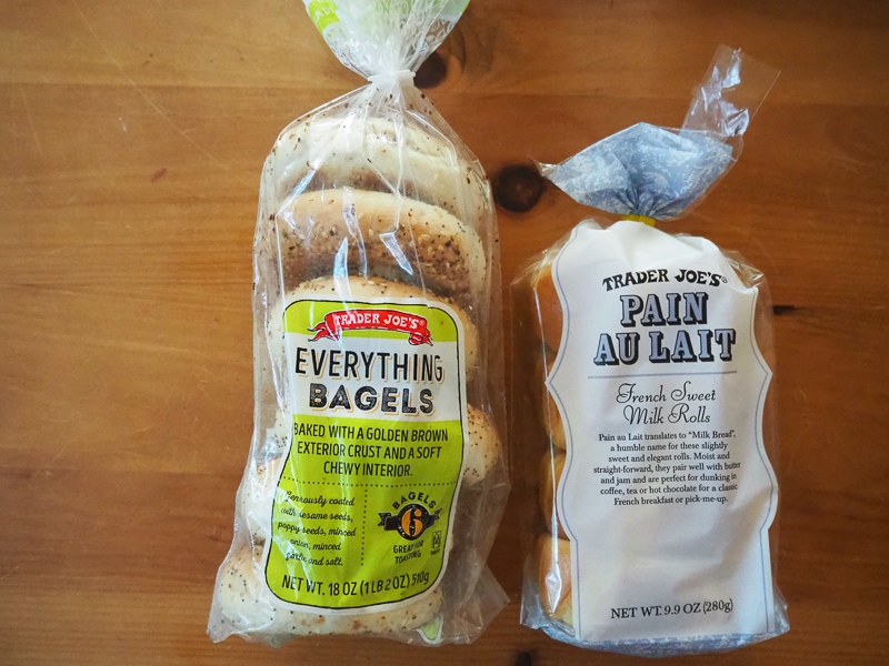 エブリシングベーグル＆フランス産のミルクロール