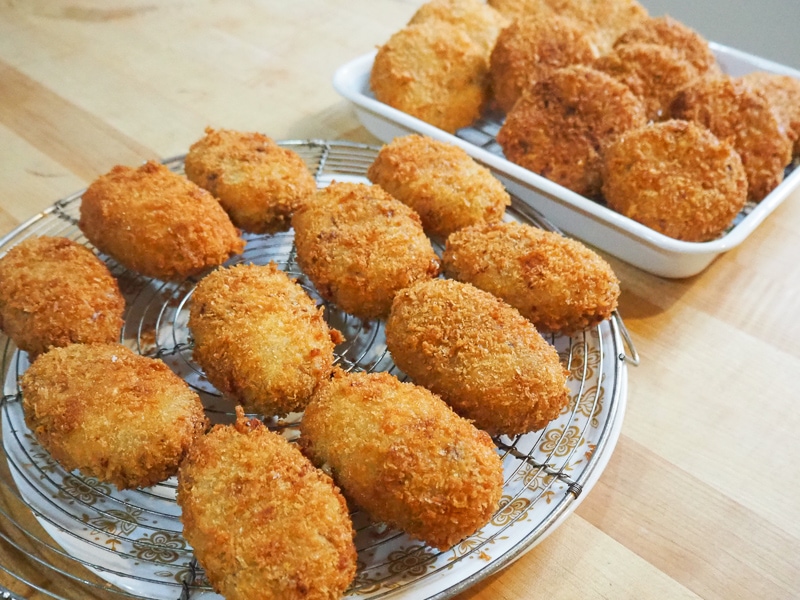 ようやく作った、コロッケ
