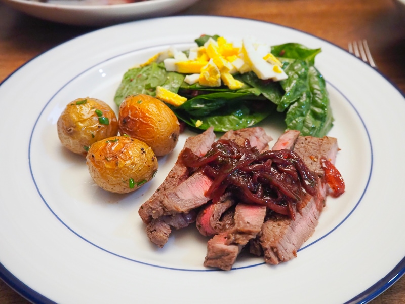 フレンチディナーの出来上がり