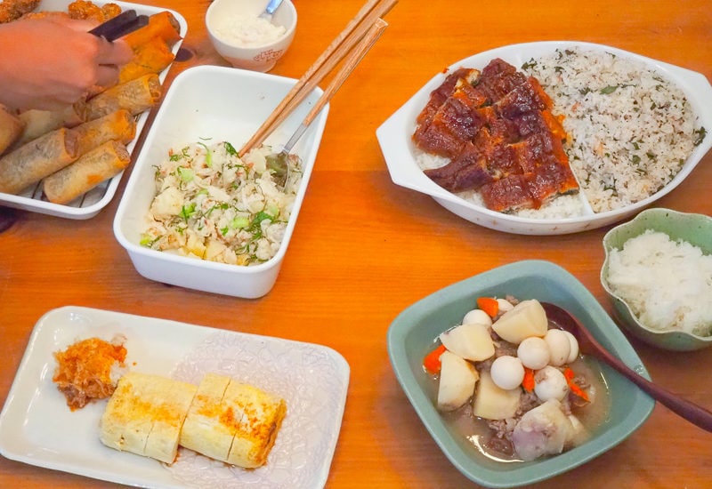 持ち寄りディナー