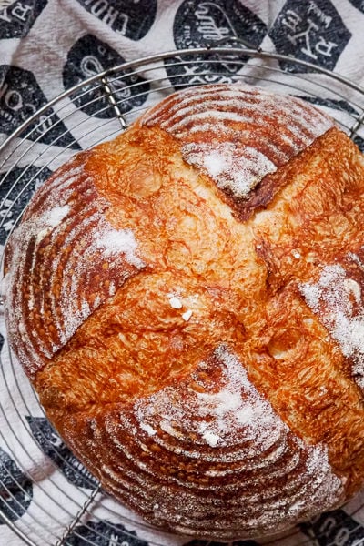 酒粕酵母のカンパーニュ