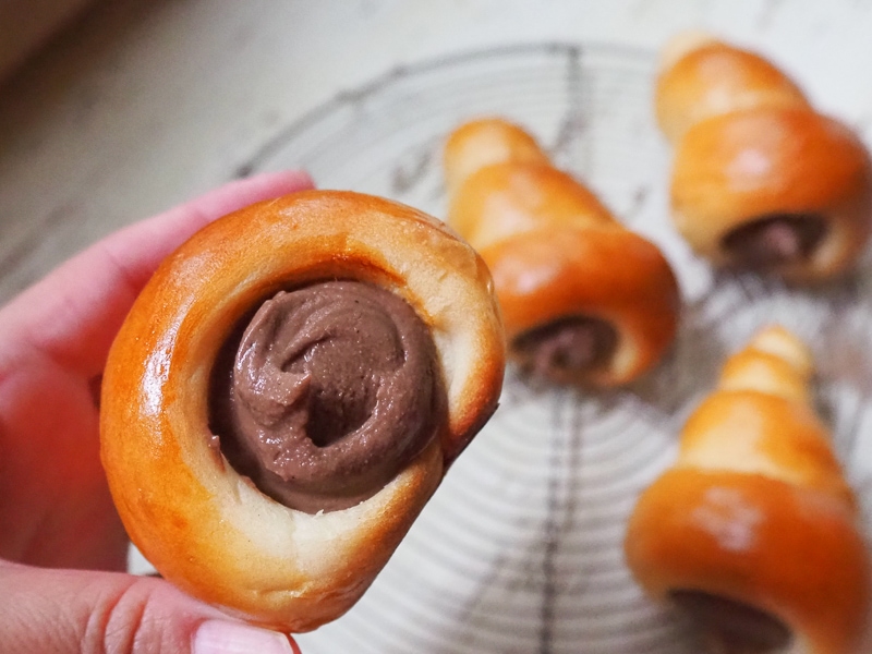 クリームたっぷり