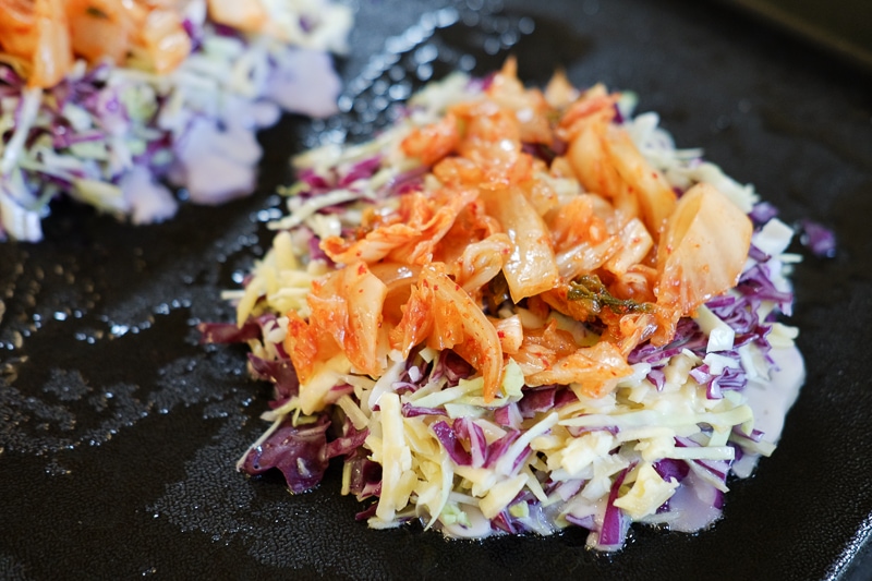 キムチたっぷり