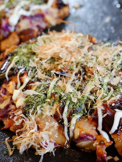 キムチーズお好み焼き