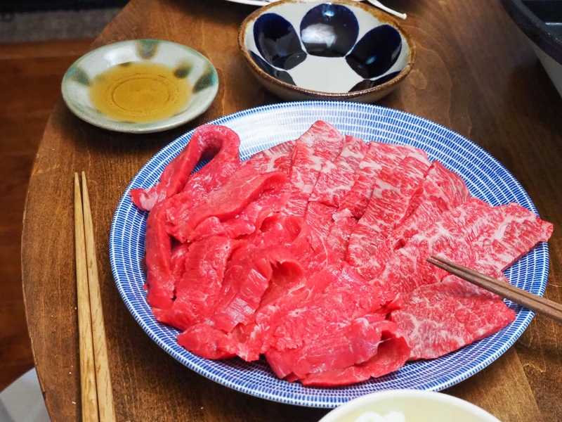 霜降り肉とハラミ