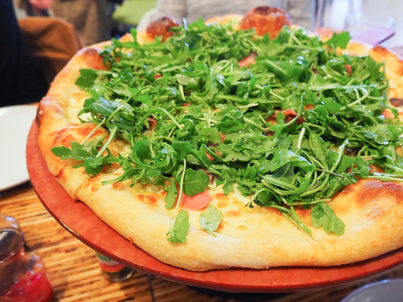 ワイン好きさんのピザ