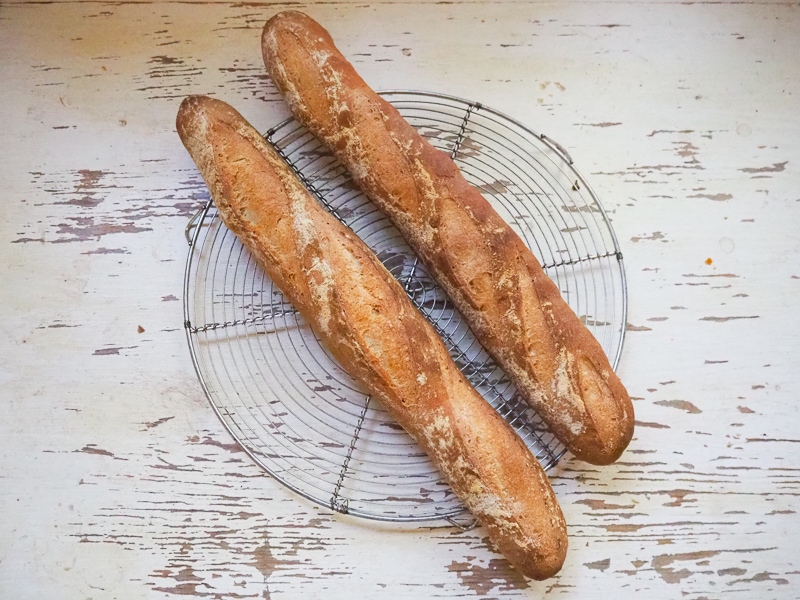 ライ麦入りバゲット１度目