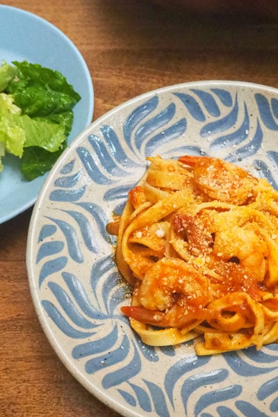 手打ちパスタで