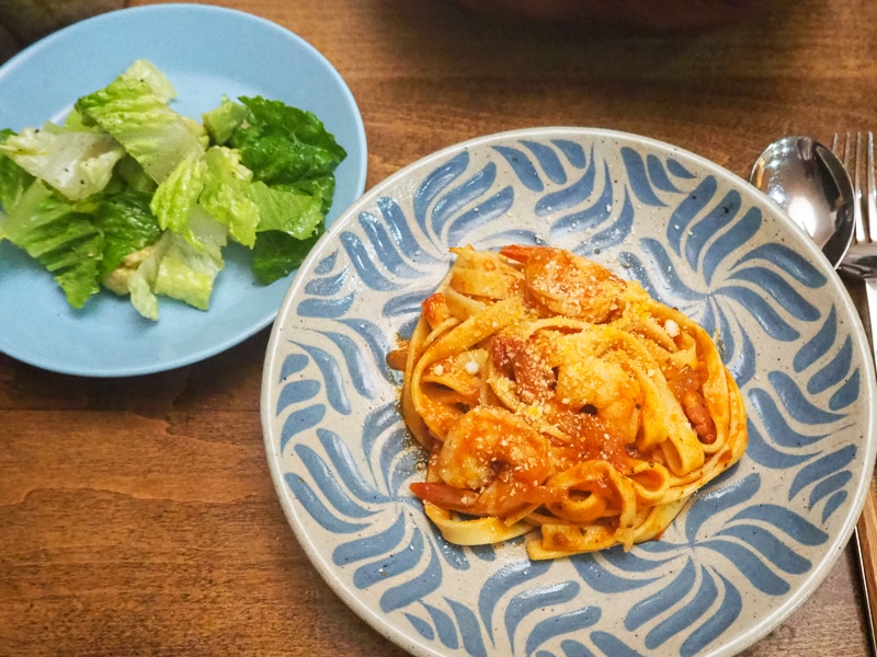 手打ちパスタで