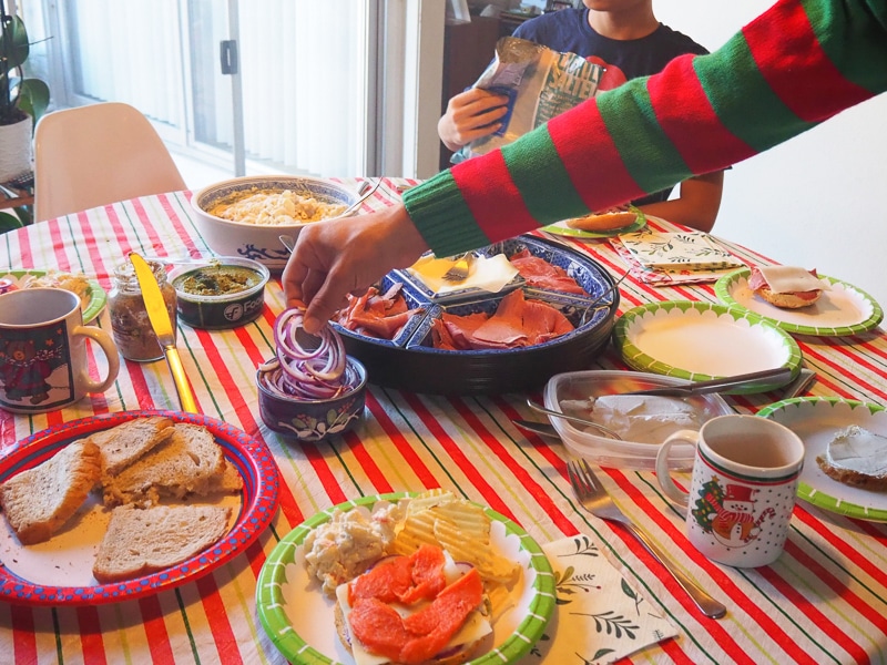 好き好きに作るオープンサンド