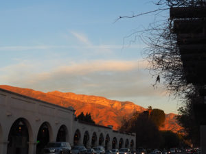オーハイの夕日