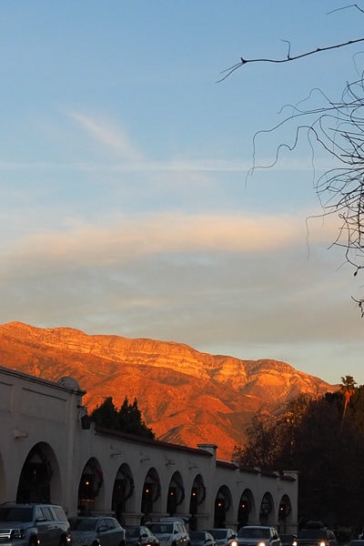 オーハイの夕日