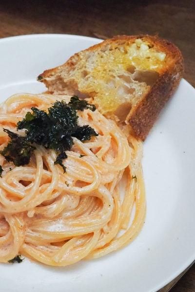 明太子クリームパスタ