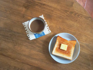 自家製食パンのトースト