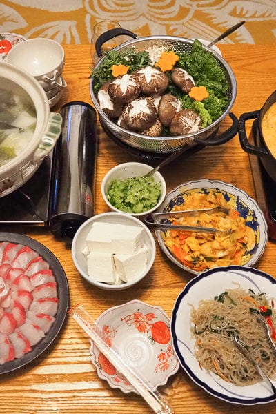 二種類のおなべ