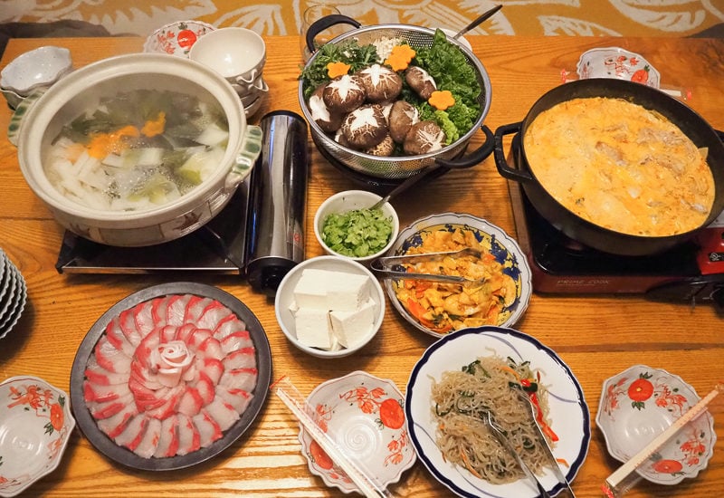 二種類のおなべ