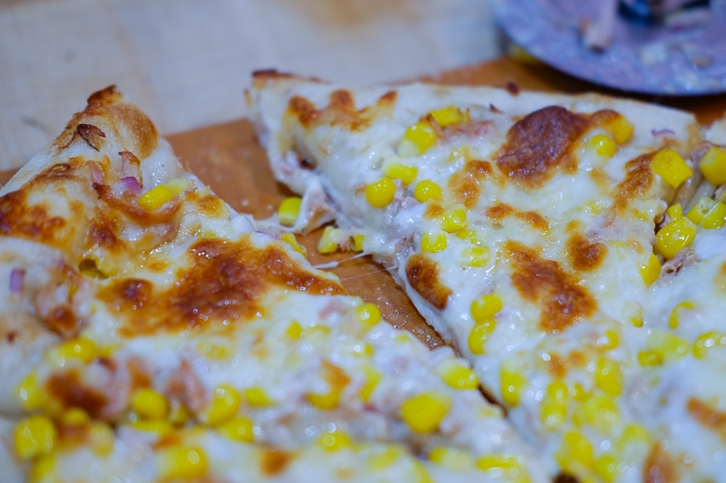 ツナコーンピザ