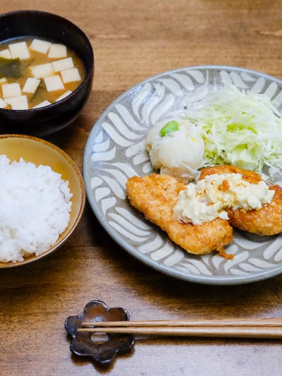 チキン南蛮定食風