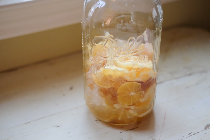 皮は取り除きました