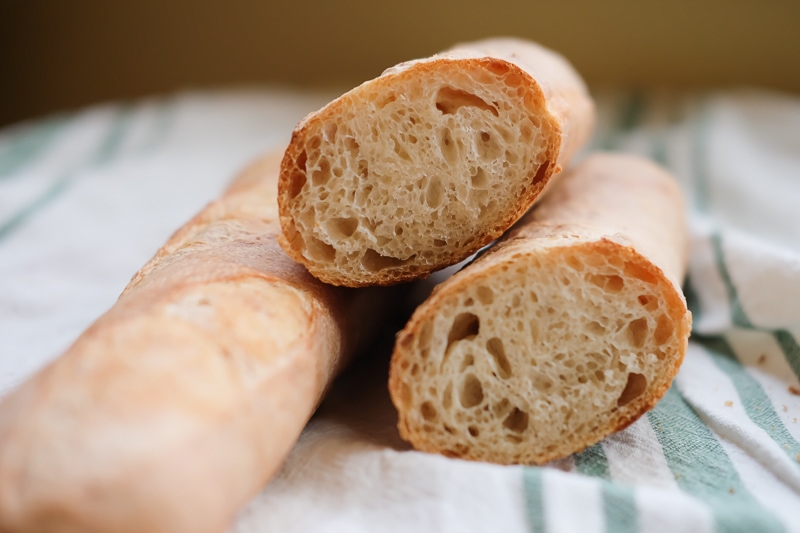 気泡はちらほら