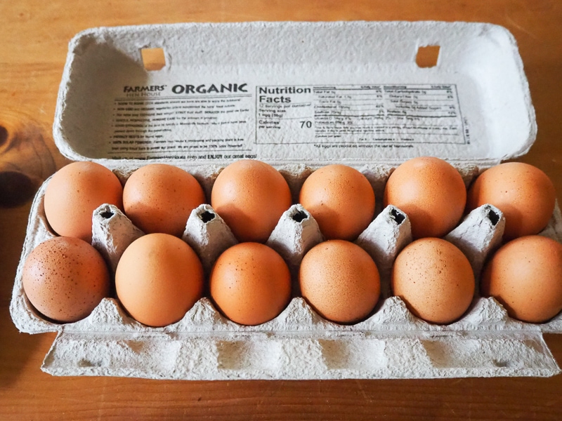 黄身がオレンジ