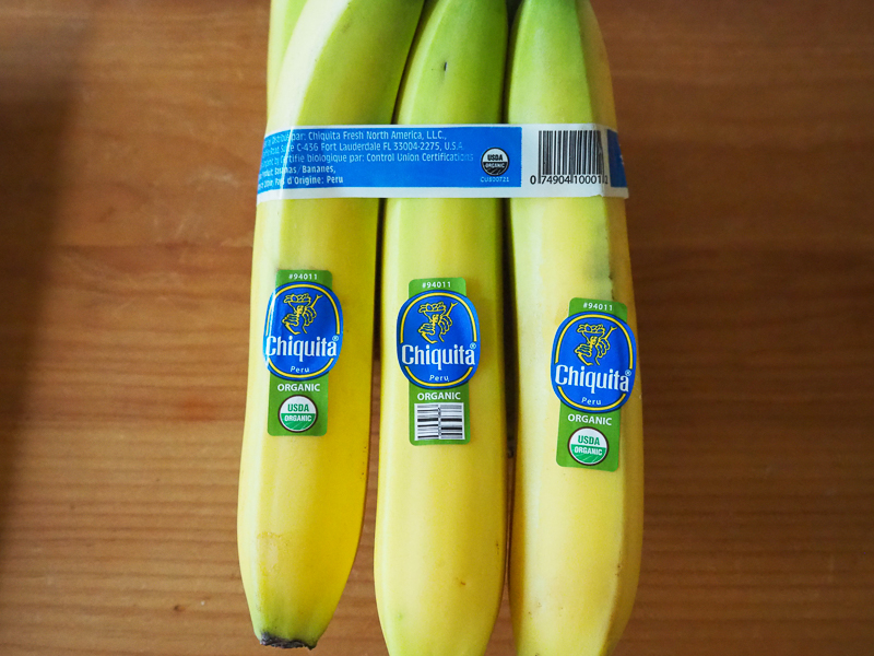 オーガニックバナナ