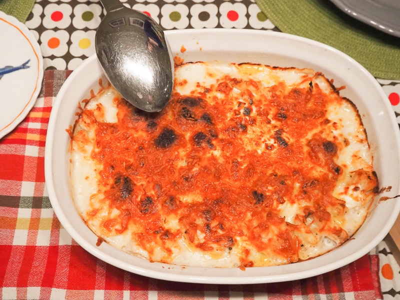 タラとポテトのグラタン