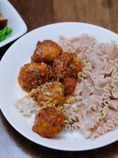 ミートボール＆おしゃれパスタ