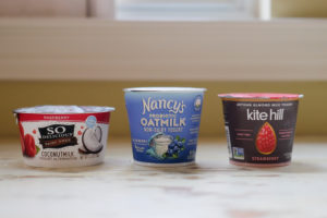 ヴィーガンヨーグルト食べ比べ