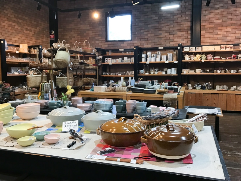 信楽焼のお店