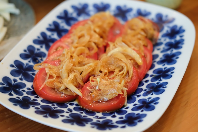 玉ねぎ＆トマトサラダ