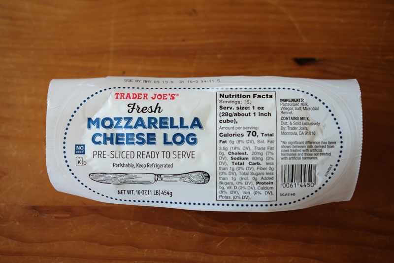 モッツァレラチーズスライス