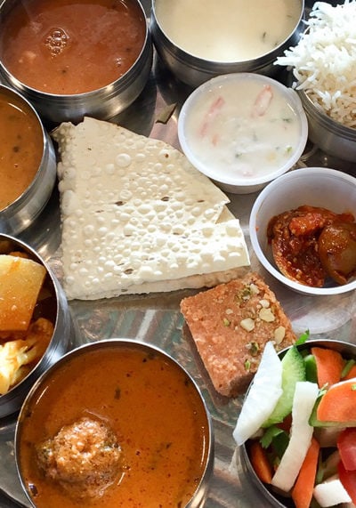 ベジタリアンインド料理