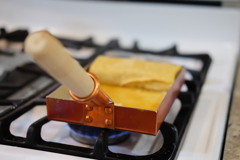 銅製の卵焼き鍋