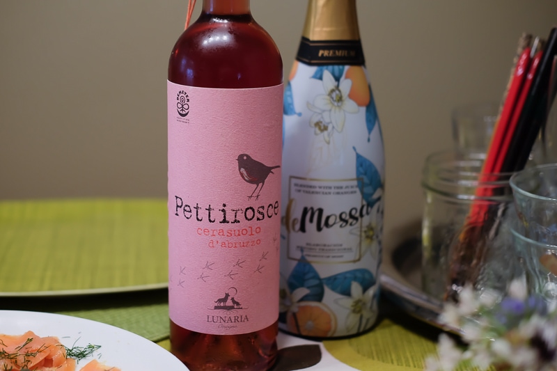 ラベル買いしたロゼワイン