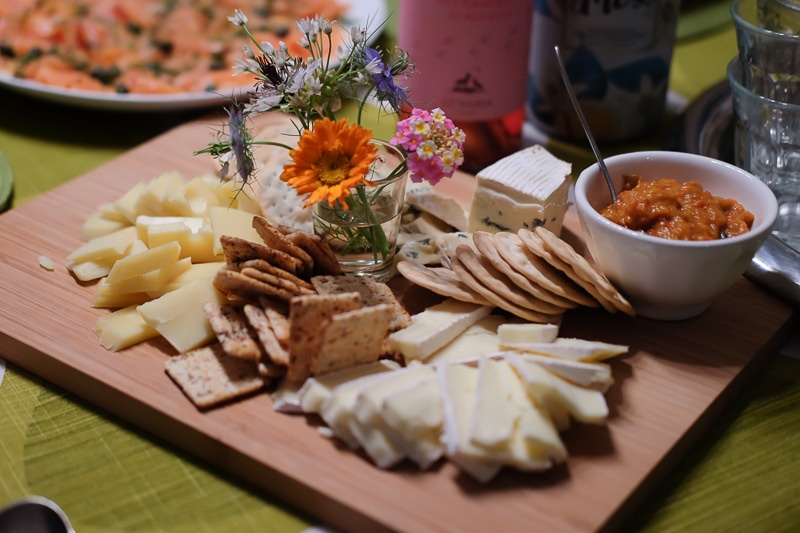 美しいチーズプレート